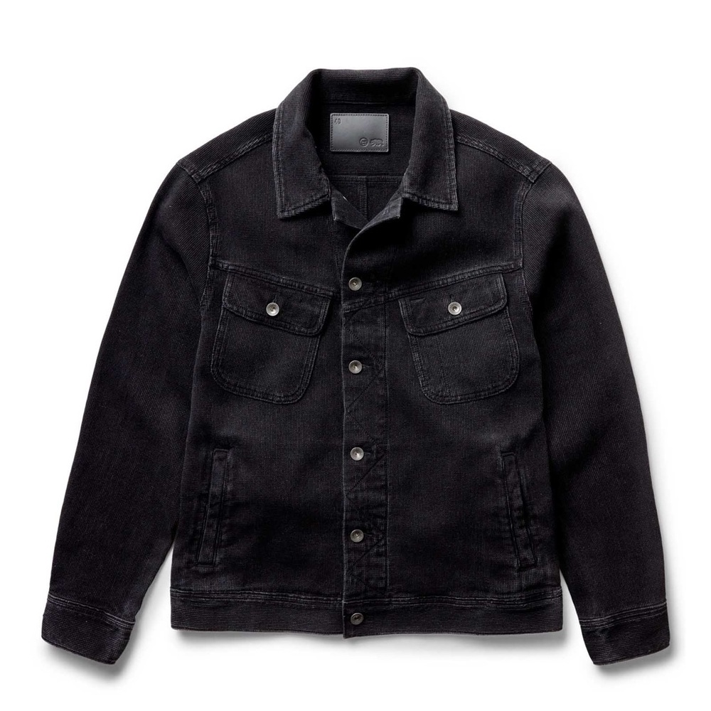 Taylor Stitch Black Indigo Waffle Jacket